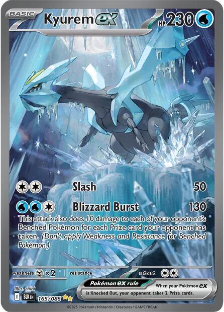 Kyurem ex Special Illustration Rare SV: Black Bolt 165/086 NM (Back)