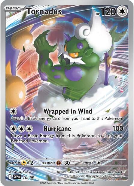 Tornadus - Promo SV: Scarlet & Violet Promo Cards 210 NM (Back)
