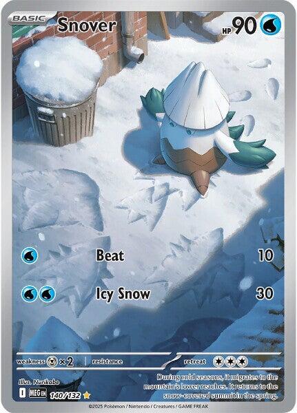 Snover Illustration Rare ME01: Mega Evolution 140/132 NM