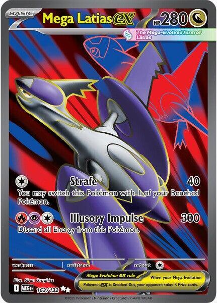 Mega Latias ex Ultra Rare ME01: Mega Evolution 163/132 NM