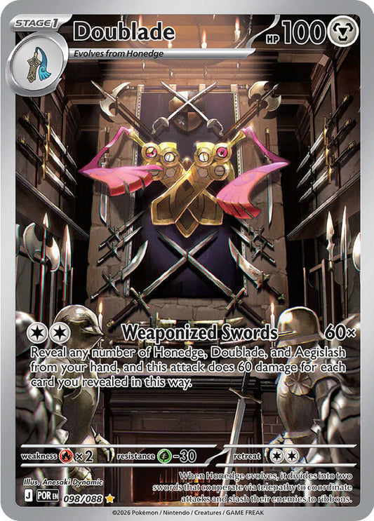 Doublade Illustration Rare ME03: Perfect Order 098/088 NM