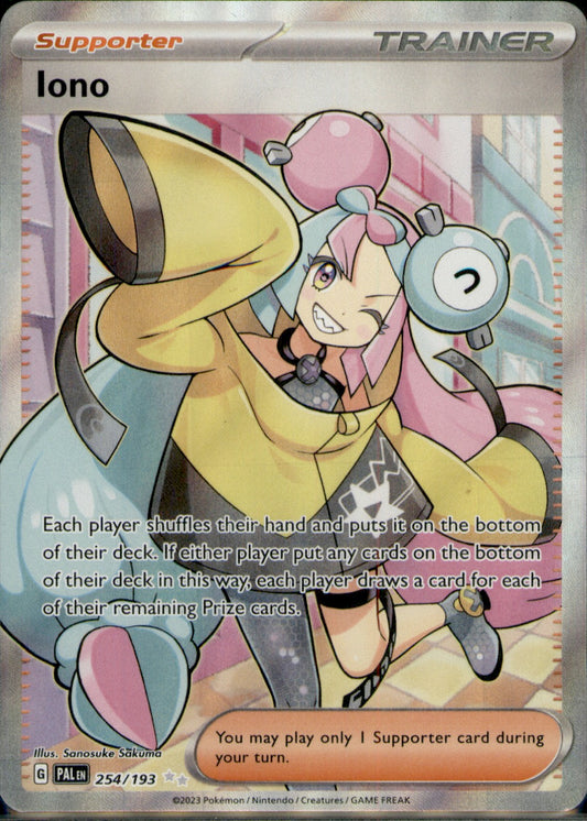 Iono Ultra Rare SV02: Paldea Evolved 254/193 NM