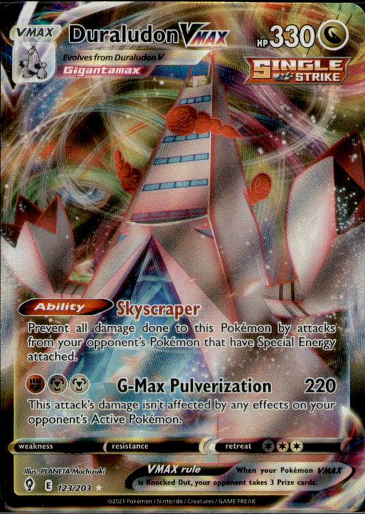 Duraludon VMAX Ultra Rare SWSH07: Evolving Skies 123/203 NM