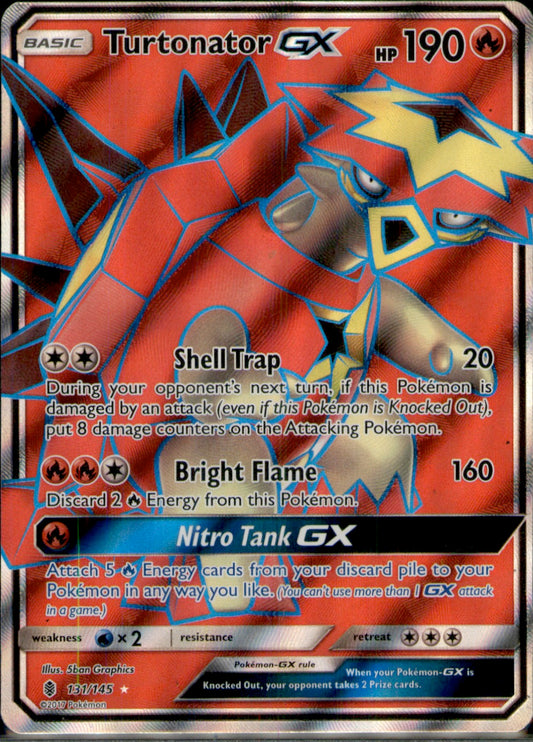 Turtonator GX (Full Art) Ultra Rare SM - Guardians Rising 131/145 MP