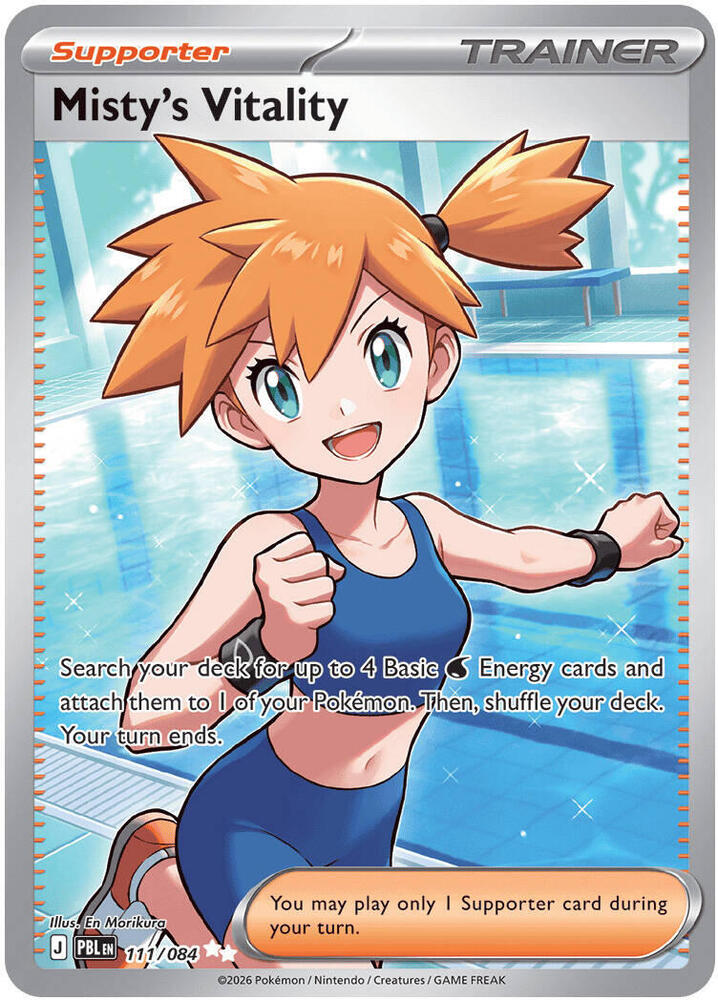 Misty's Vitality Ultra Rare ME05: Pitch Black 111/084 NM