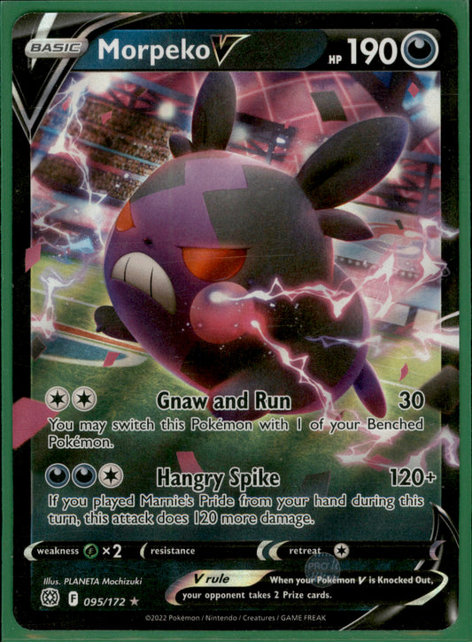 Morpeko V Ultra Rare SWSH09: Brilliant Stars 095/172 NM