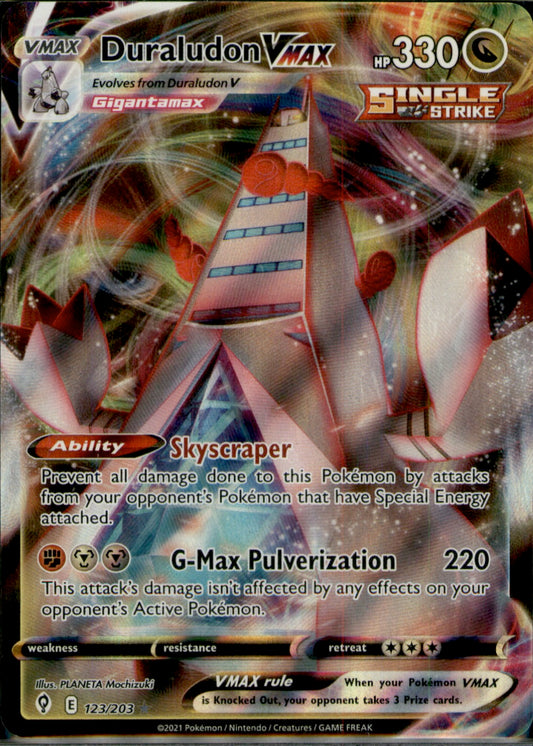 Duraludon VMAX Ultra Rare SWSH07: Evolving Skies 123/203 NM