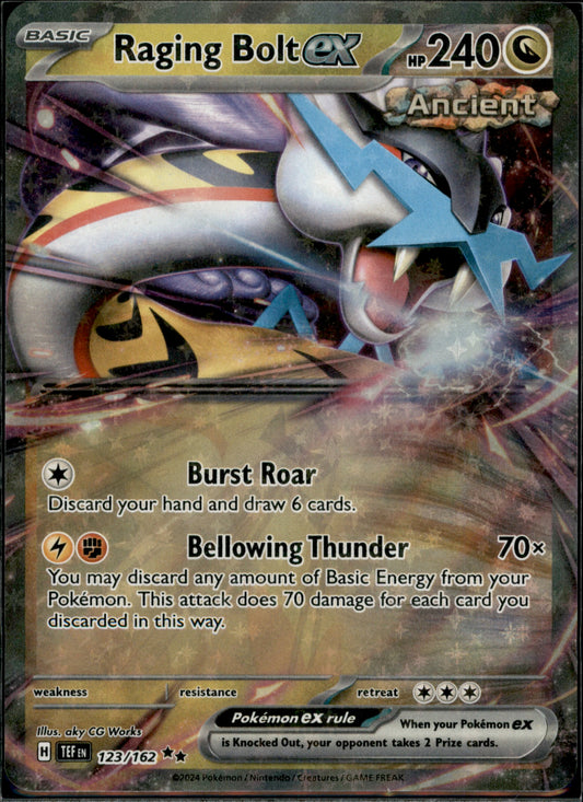 Raging Bolt ex - Double Rare SV05: Temporal Forces 123/162 NM