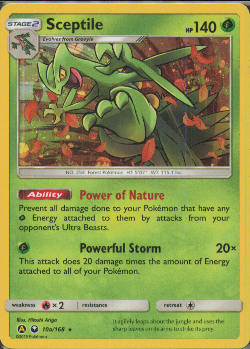 Sceptile - 10a/168 Promo Alternate Art Promos 010a/168 NM