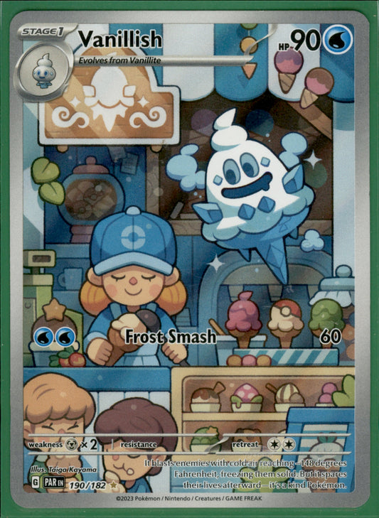 Vanillish Illustration Rare SV04: Paradox Rift 190/182 NM