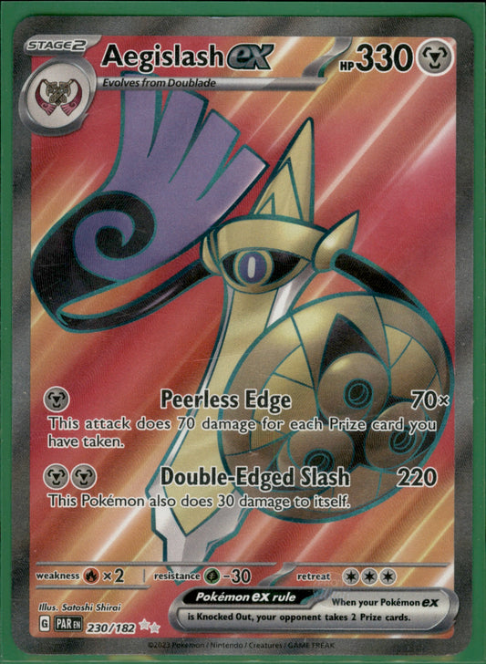 Aegislash ex Ultra Rare SV04: Paradox Rift 230/182 NM