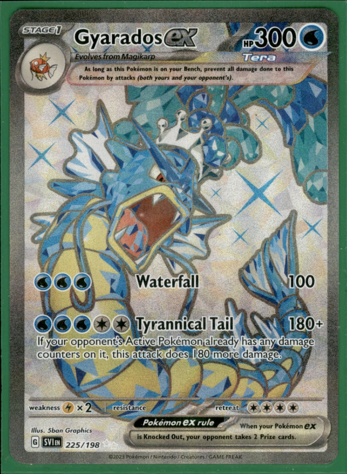 Gyarados ex Ultra Rare SV01: Scarlet & Violet Base Set 225/198 NM