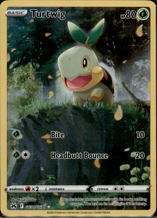 Turtwig Ultra Rare Crown Zenith: Galarian Gallery GG31/GG70 NM