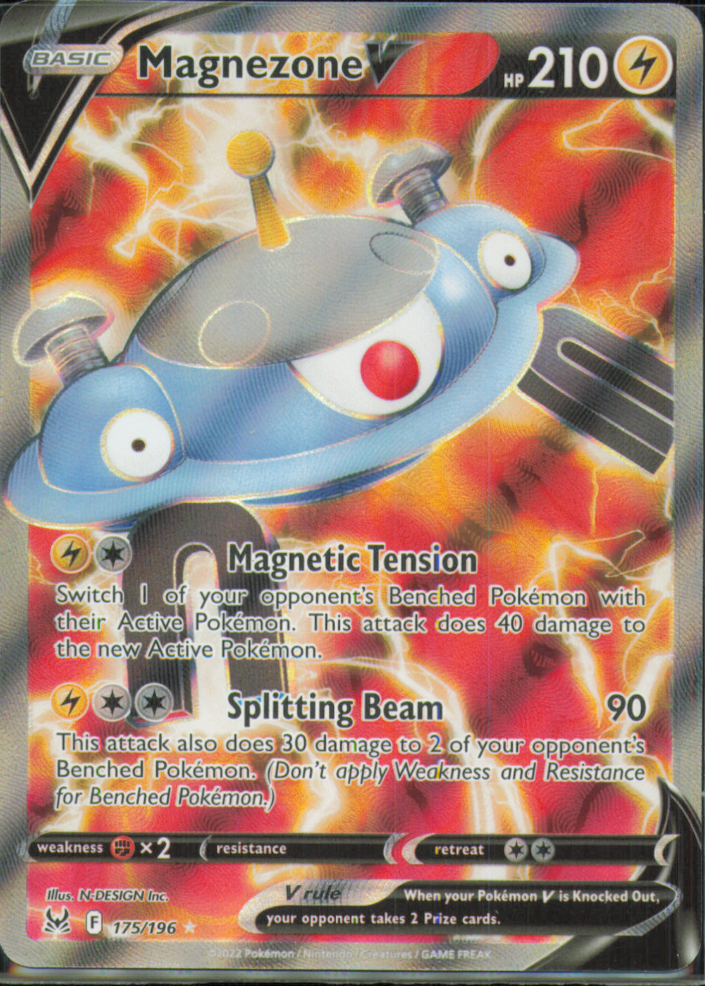 Magnezone V (Full Art) Ultra Rare SWSH11: Lost Origin 175/196 NM