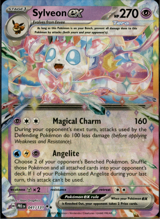 Sylveon ex Double Rare SV: Prismatic Evolutions 041/131 NM