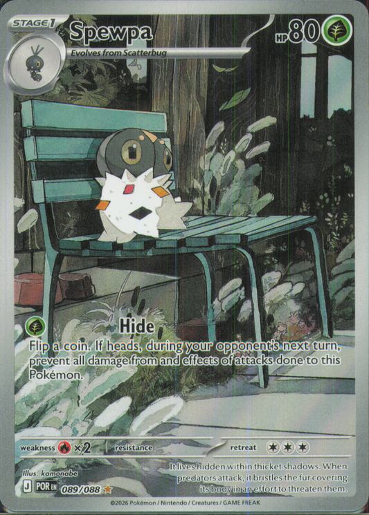 Spewpa Illustration Rare ME03: Perfect Order 089/088 NM