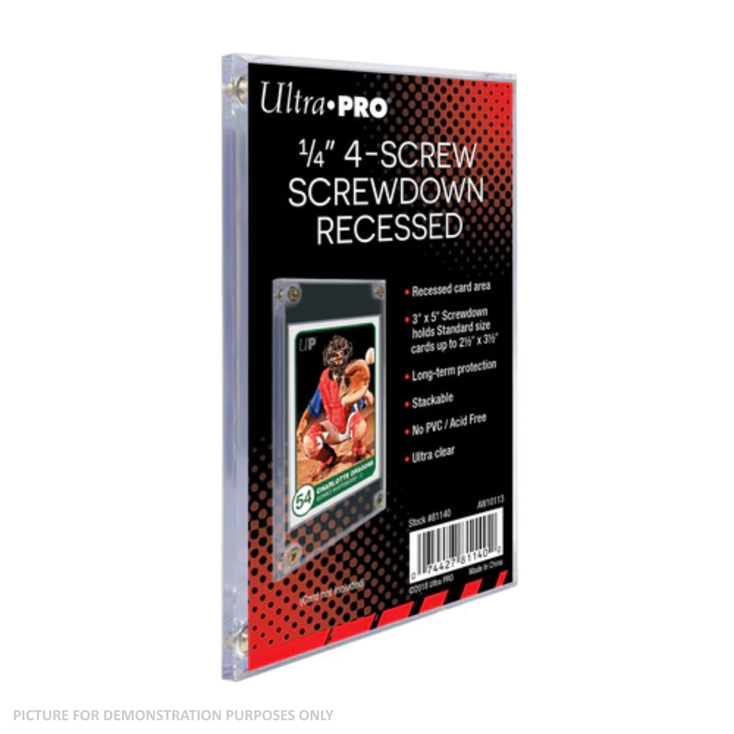 Ultra Pro 1/4” Screwdown Recessed Holder