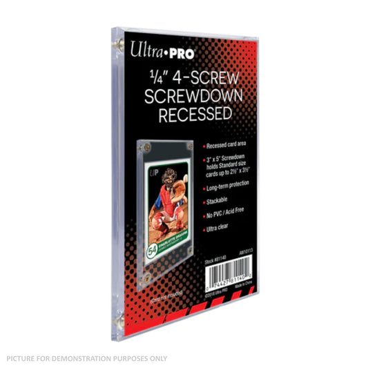 Ultra Pro 1/4” Screwdown Recessed Holder