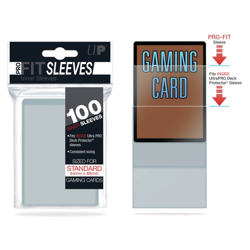 ULTRA PRO 100 Card Sleeves - Pro-Fit Standard