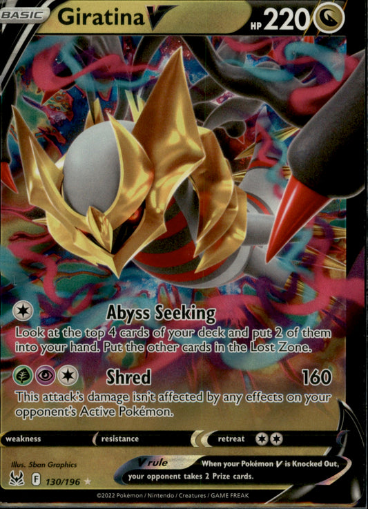 Giratina V Ultra Rare SWSH11: Lost Origin 130/196 NM