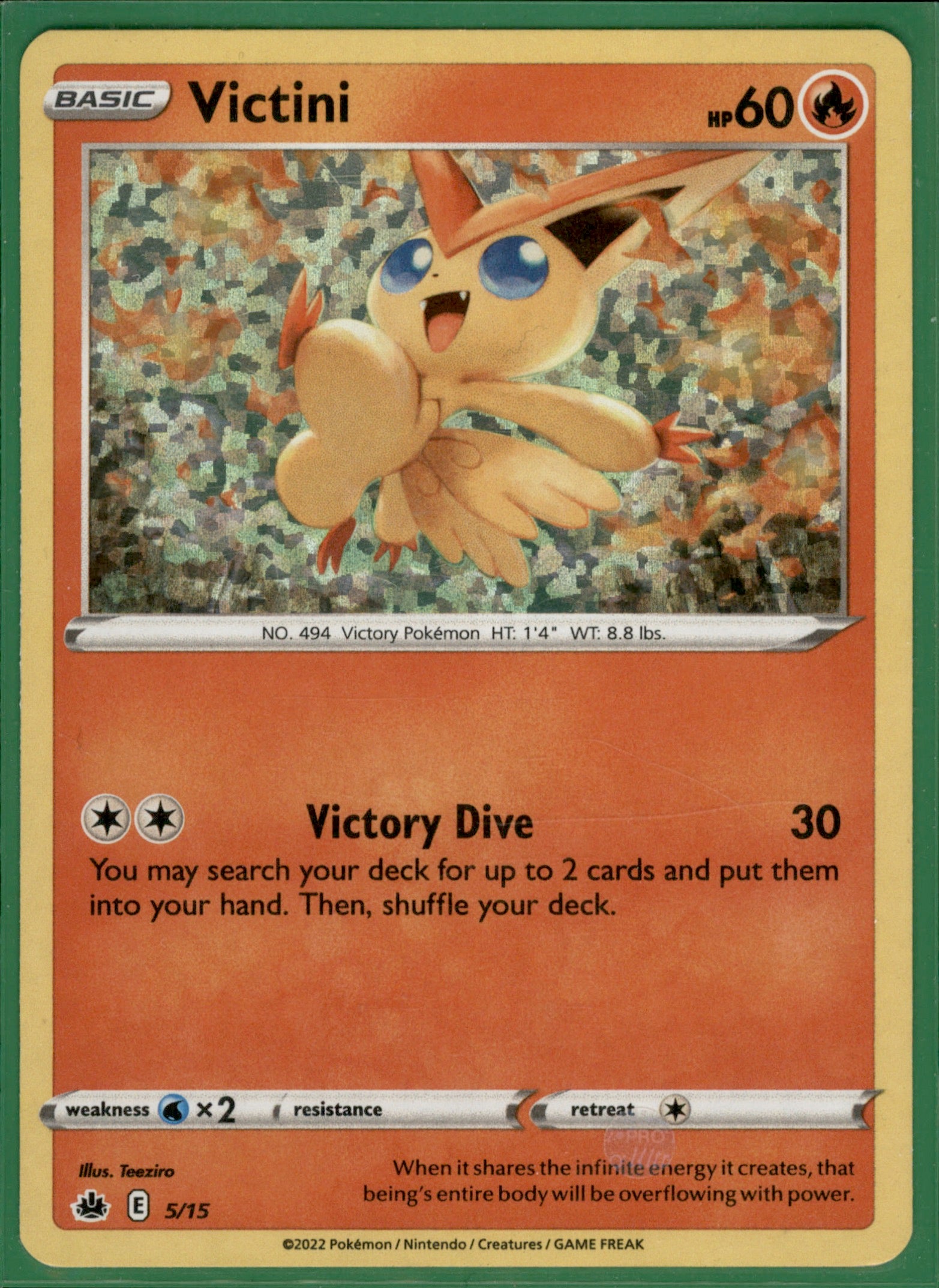 Victini - 5/15 Promo McDonald's Promos 2022 005/015 NM