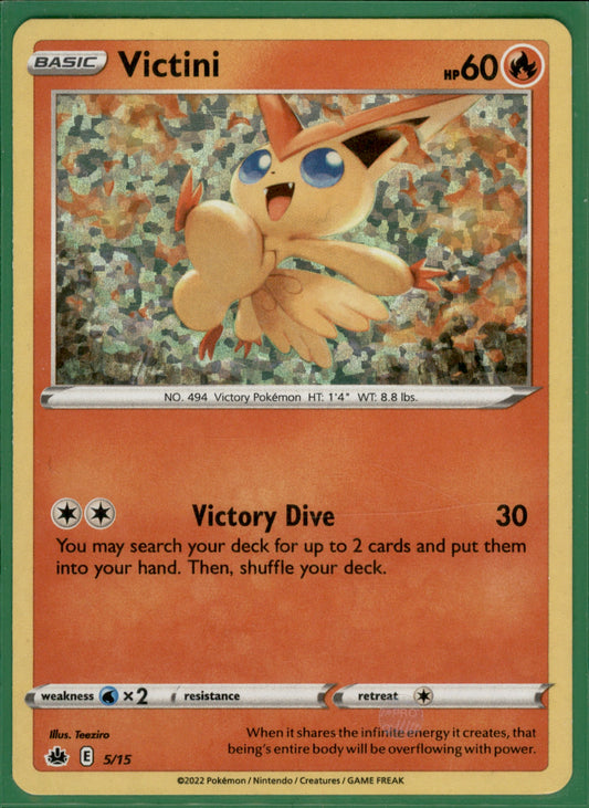 Victini - 5/15 Promo McDonald's Promos 2022 005/015 NM