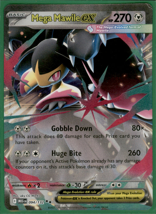 Mega Mawile ex - Double Rare ME01: Mega Evolution 094/132 NM