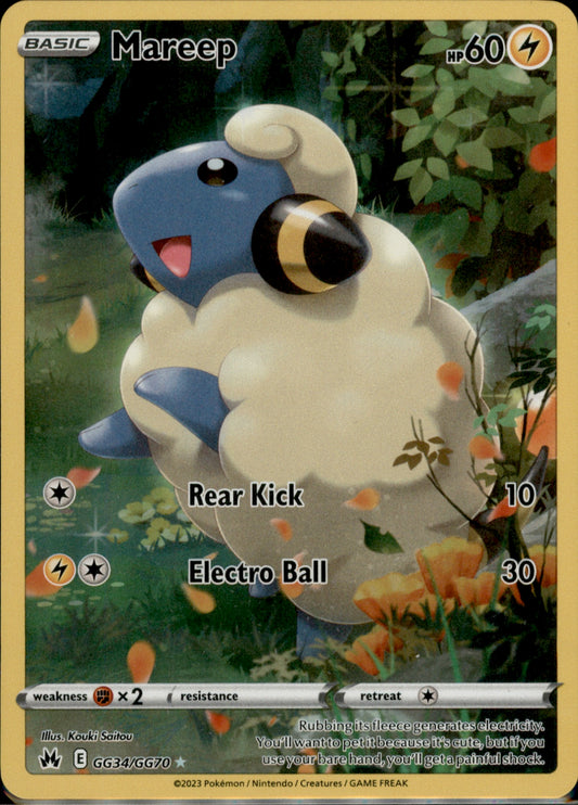 Mareep Ultra Rare Crown Zenith: Galarian Gallery GG34/GG70 NM