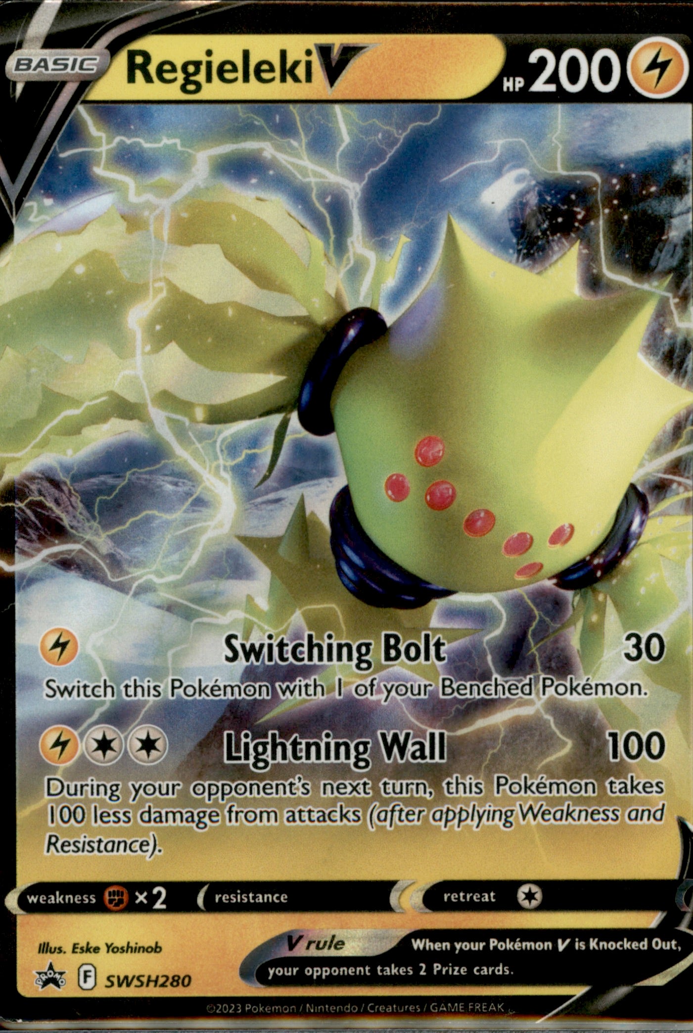 Regieleki V Promo SWSH: Sword & Shield Promo Cards SWSH280 NM