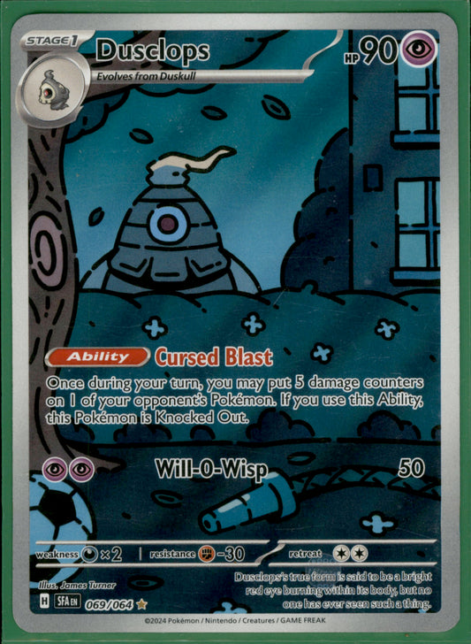 Dusclops Illustration Rare SV: Shrouded Fable 069/064 NM