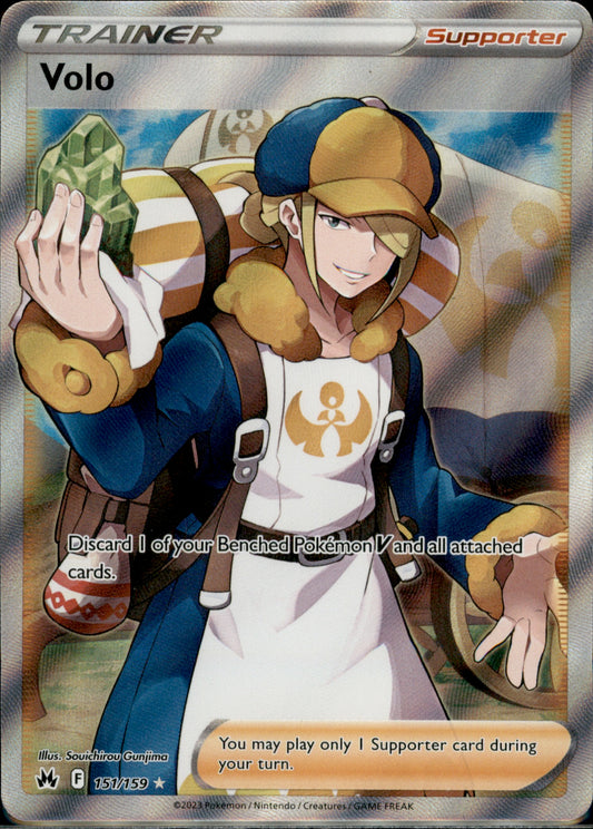 Volo (Full Art) Ultra Rare Crown Zenith 151/159 NM