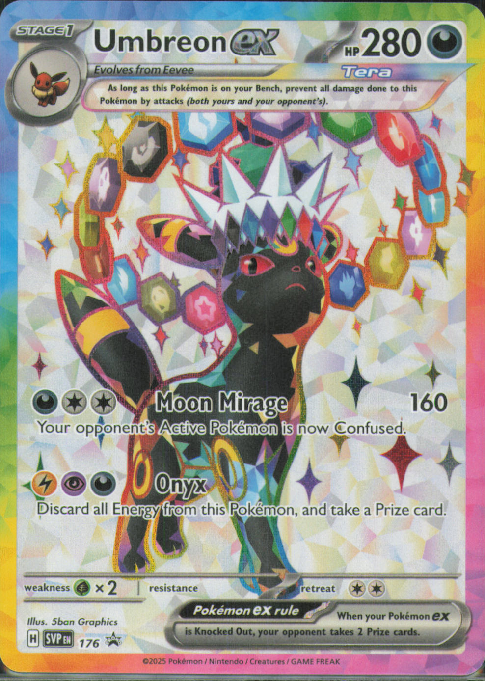 Umbreon ex - 176 Promo SV: Scarlet & Violet Promo Cards SVP 176 NM