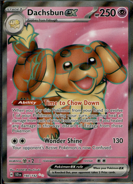 Dachsbun ex Ultra Rare SV07: Stellar Crown 160/142 NM