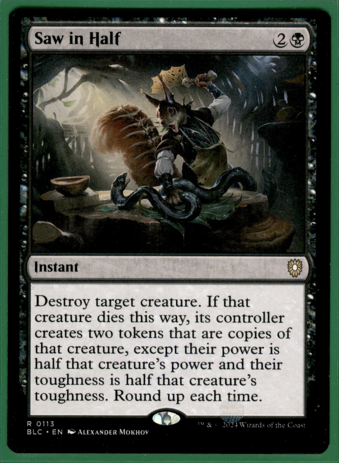 Saw in Half R Commander: Bloomburrow 113 NM