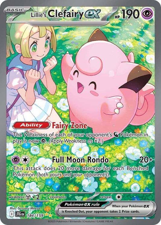 Lillie's Clefairy ex Special Illustration Rare SV09: Journey Together 184/159 NM