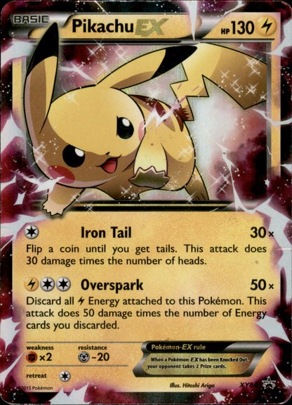 Pikachu EX Promo XY Promos XY84 HP DMG