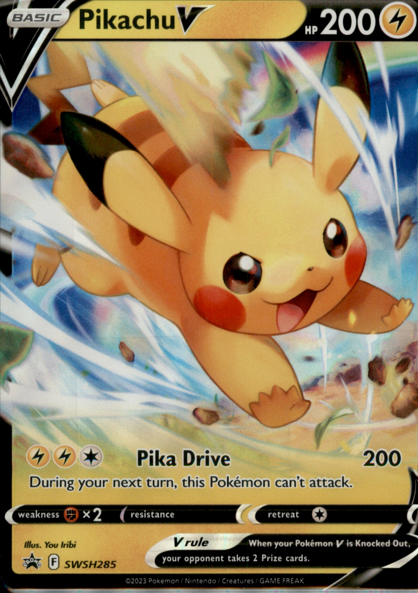 Pikachu V Promo SWSH: Sword & Shield Promo Cards SWSH285 NM