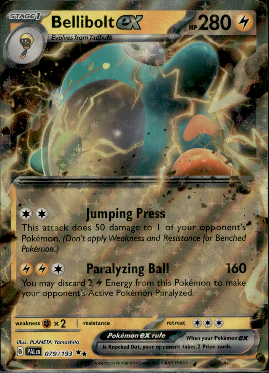 Bellibolt ex Double Rare SV02: Paldea Evolved 079/193 NM