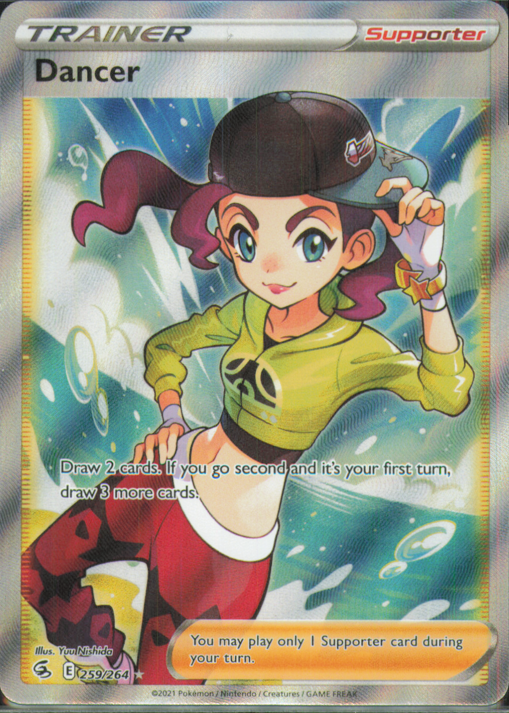 Dancer (Full Art) Ultra Rare SWSH08: Fusion Strike 259/264 NM