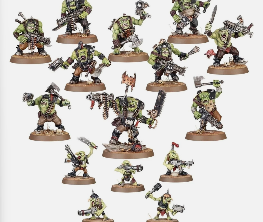 Armageddon - Ork Boyz + Gretchin