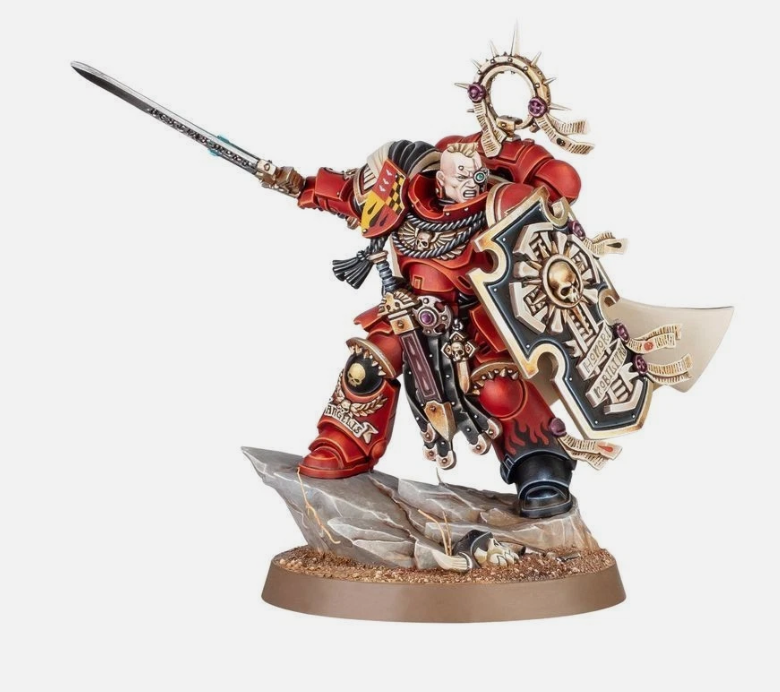 Armageddon - Space Marine Captain with Relic Shield