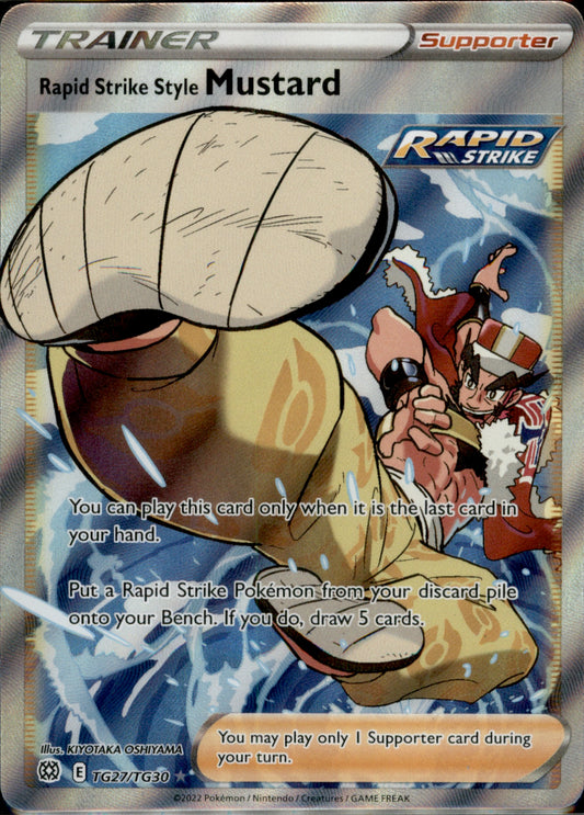 Rapid Strike Style Mustard Ultra Rare SWSH09: Brilliant Stars TG27/TG30 NM
