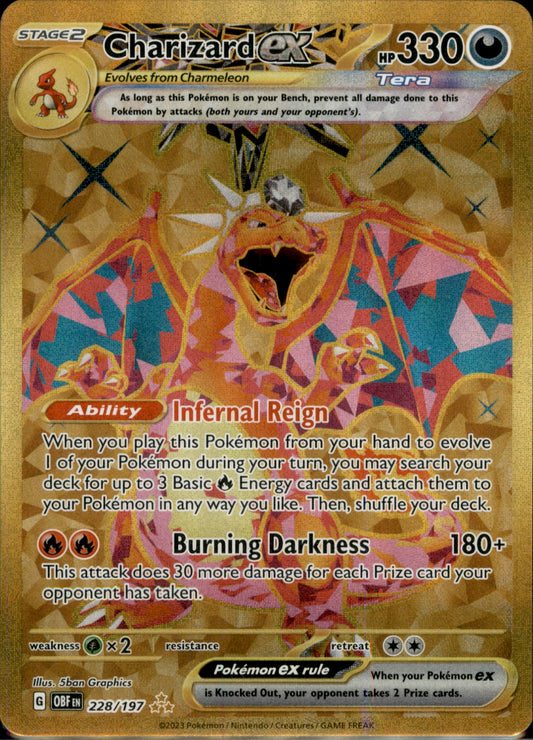Charizard ex Hyper Rare SV03: Obsidian Flames 228/197 NM