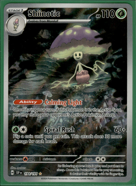 Shiinotic - Illustration Rare SV08: Surging Sparks 194/191 NM
