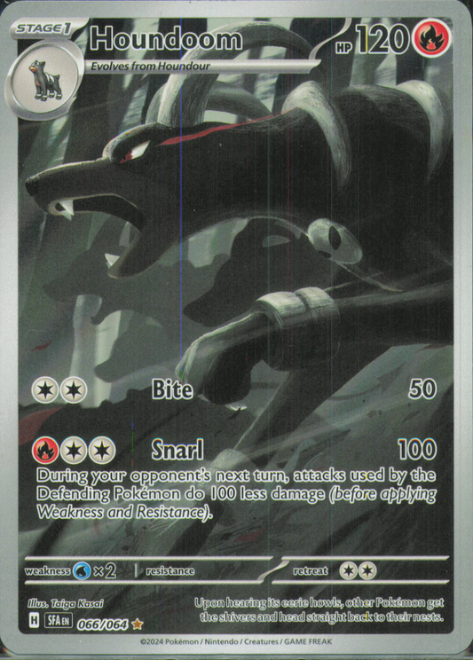 Houndoom Illustration Rare SV: Shrouded Fable 066/064 NM