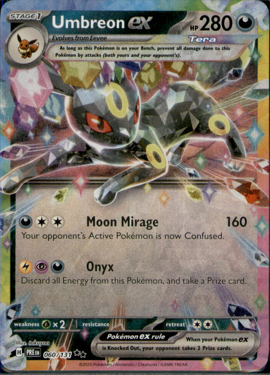 Umbreon ex Double Rare SV: Prismatic Evolutions 060/131 NM