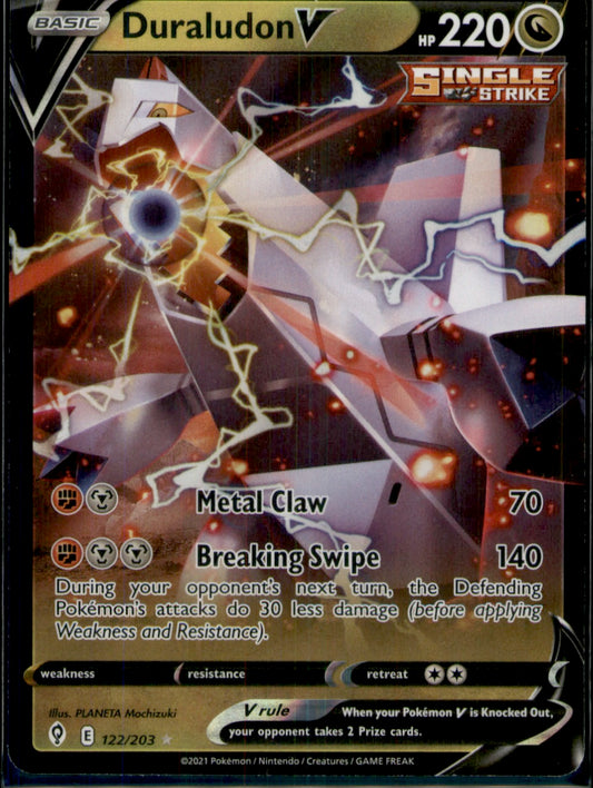 Duraludon V Ultra Rare SWSH07: Evolving Skies 122/203 NM