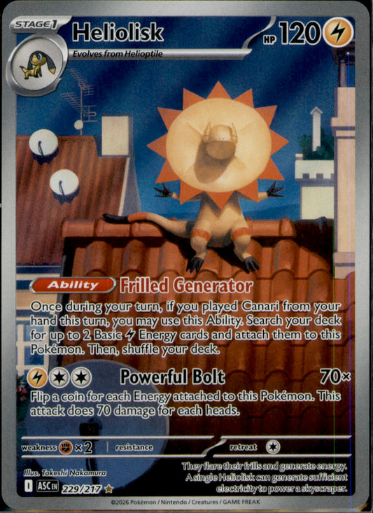 Heliolisk Illustration Rare ME: Ascended Heroes 229/217 NM