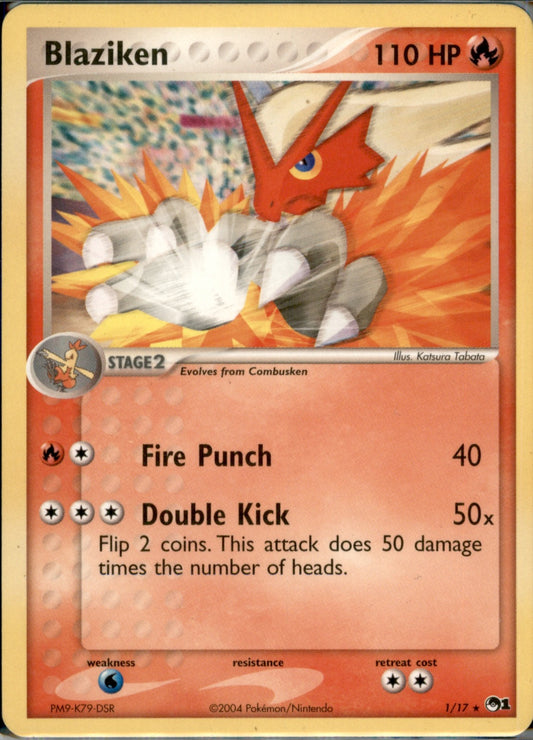 Blaziken Rare POP Series 1 001/017 NM