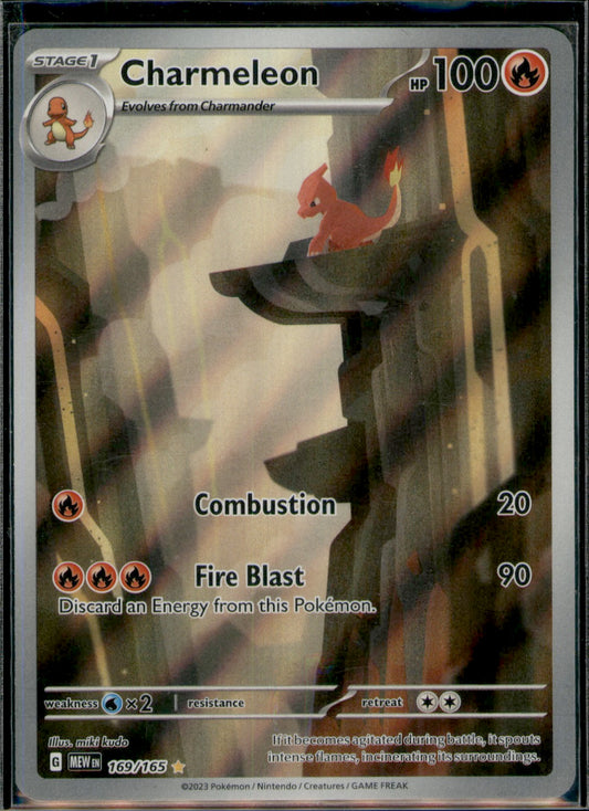 Charmeleon Illustration Rare SV: Scarlet & Violet 151 169/165 NM